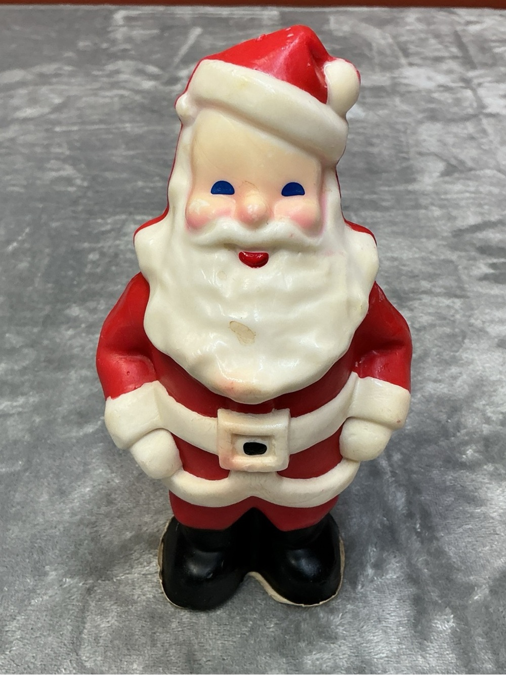 Vintage Suni Santa Claus Christmas Decorative 8.5" Wax Candle (wick removed)